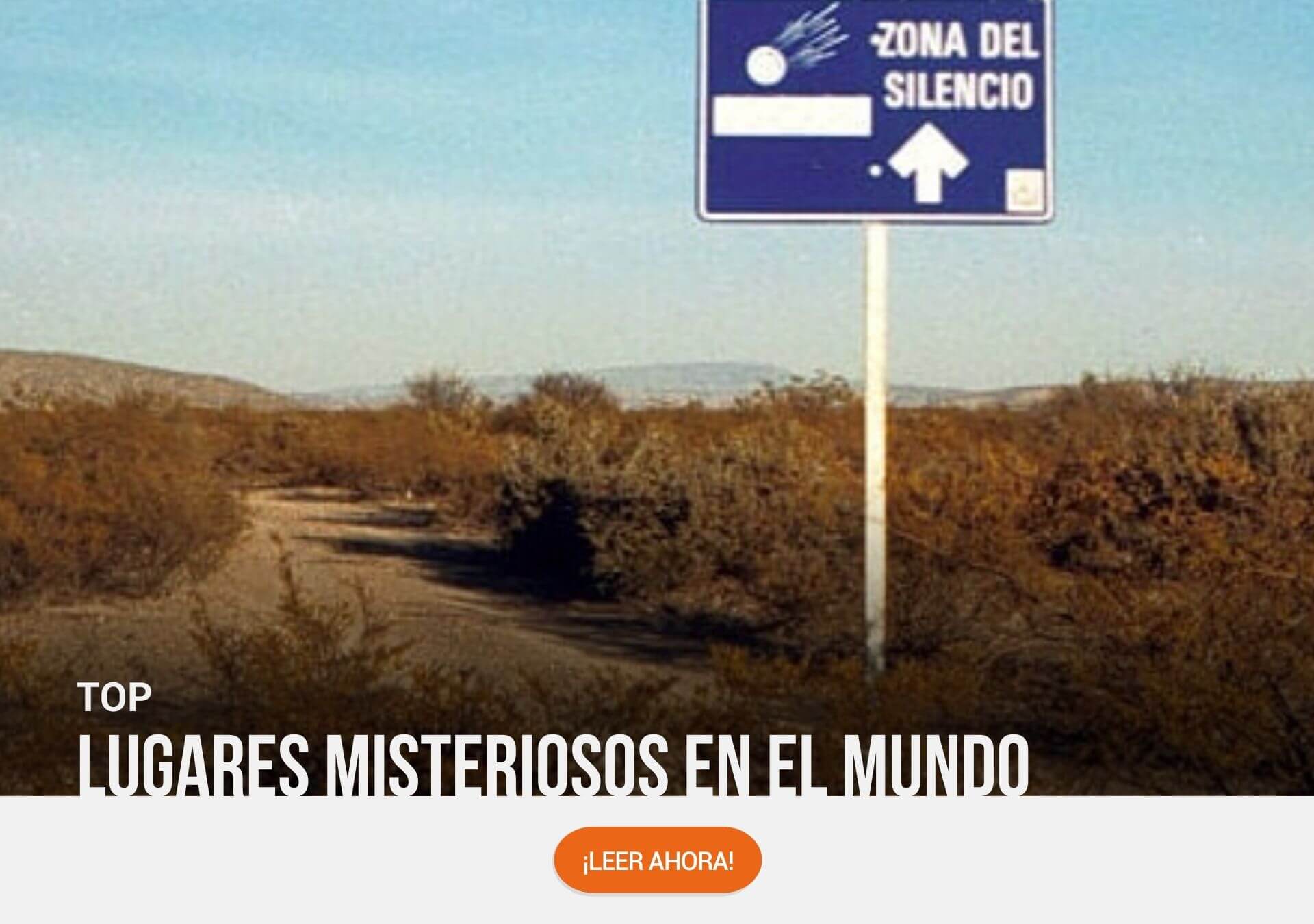Lugares misteriosos para viajar en el mundo. Parte 2