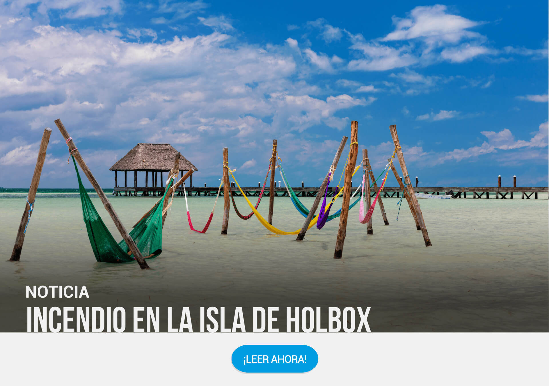 Incendio en Holbox