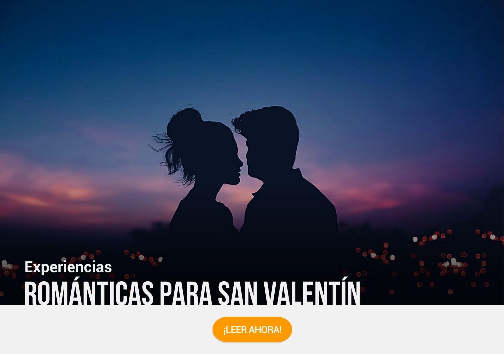 Experiencias románticas para San Valentín