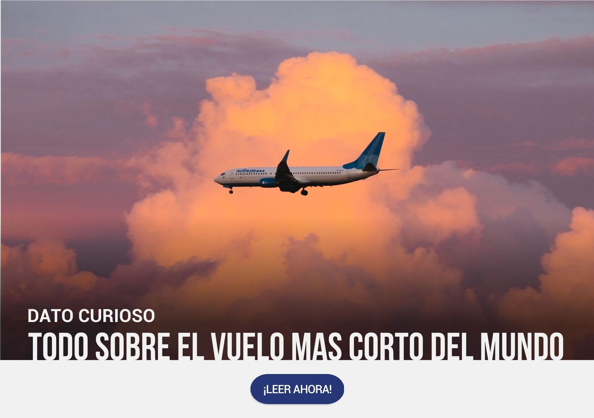 El vuelo más corto del mundo: menos de 90 segundos