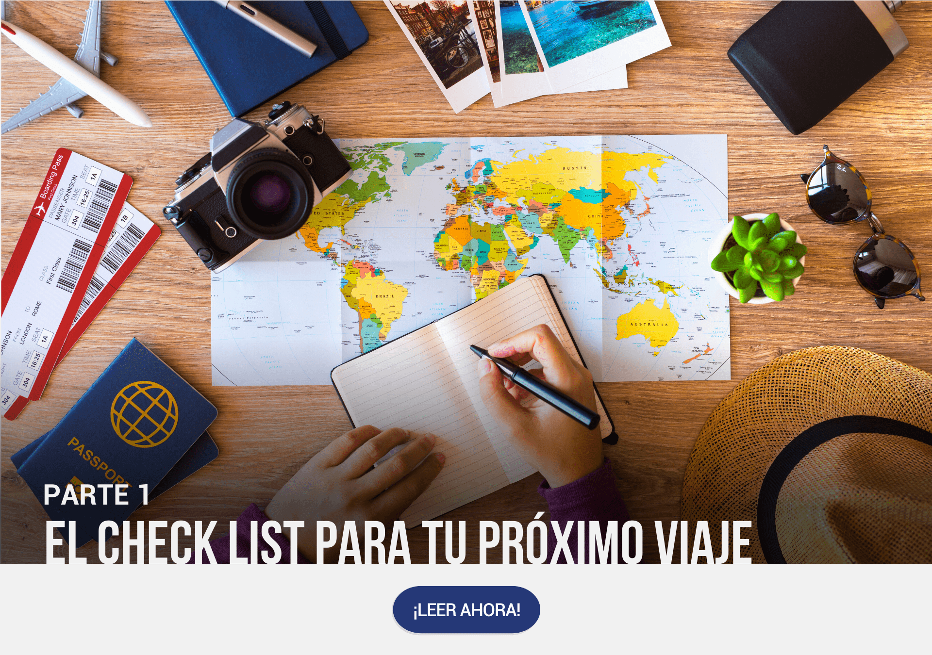 El check list definitivo para tu próximo viaje Parte 1